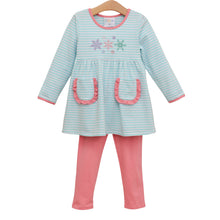 Load image into Gallery viewer, Preorder Jellybean Let It Snow Ruffle Pants Set (ETA: October)