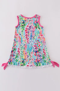 Rainbow Garden Pocket Dress