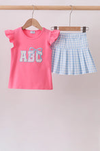 Load image into Gallery viewer, Preorder Pink ABC Skorts Set