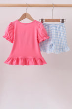 Load image into Gallery viewer, Preorder Pink ABC Applique Shorts Set