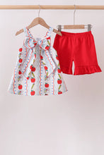 Load image into Gallery viewer, Preorder Back to School Bows Ruffle Shorts Set