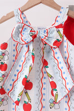 Load image into Gallery viewer, Preorder Back to School Bows Ruffle Shorts Set