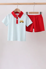 Load image into Gallery viewer, Preorder Red Bus Shorts Set