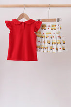 Load image into Gallery viewer, Preorder Red Bus Skorts Set