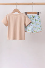 Load image into Gallery viewer, Preorder Khaki and Blue Pointer Shorts Set