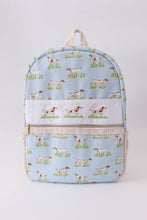 Load image into Gallery viewer, Preorder Blue Dog Embroidered Backpack