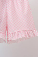 Load image into Gallery viewer, Preorder Blue Apple Trio Applique Shorts Set