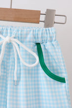 Load image into Gallery viewer, Preorder Blue and Green Pocket Shorts Set