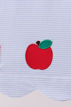 Load image into Gallery viewer, Preorder Blue Back to School Applique Dress