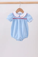 Load image into Gallery viewer, Preorder Blue Pencil Collar Ruffle Bubble