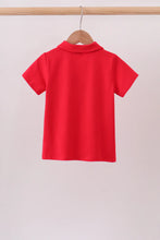 Load image into Gallery viewer, Preorder Red School Bus Embroidered Polo