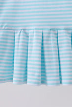 Load image into Gallery viewer, Preorder Red and Blue Collared Apple Dress