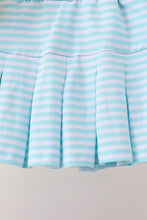 Load image into Gallery viewer, Preorder Yellow and Blue Apple Embroidery Skorts Set