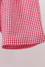 Load image into Gallery viewer, Preorder Navy and Red Apple Embroidered Shorts Set