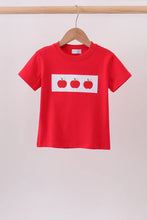 Load image into Gallery viewer, Preorder Red Apple Embroidered Shirt