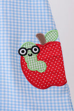 Load image into Gallery viewer, Preorder Blue Bookworm Scalloped Dress