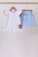 Load image into Gallery viewer, Preorder Blue Bookworm Skorts Set