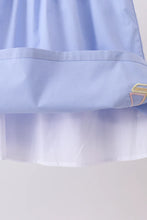 Load image into Gallery viewer, Preorder Blue Sailboat Embroidered Dress