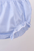 Load image into Gallery viewer, Preorder Blue Sailboat Embroidered Bloomers Set
