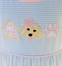 Load image into Gallery viewer, Preorder Jellybean Pups and Paws Ruffle Pocket Dress