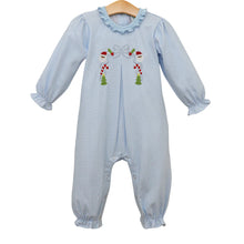 Load image into Gallery viewer, Preorder Jellybean A Classic Christmas Pleat Romper