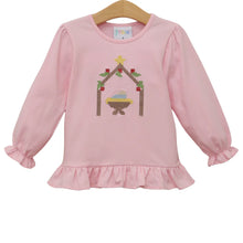 Load image into Gallery viewer, Preorder Jellybean Away In A Manger Ruffle Top