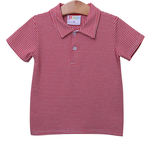 Jellybean Michael Polo- Red Stripe