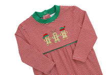 Load image into Gallery viewer, Preorder Jellybean Santa's Sweet Helpers Romper (ETA: October)