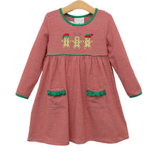 Load image into Gallery viewer, Preorder Jellybean Santa's Sweet Helpers Ruffle Pocket Dress (ETA: October)