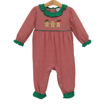Load image into Gallery viewer, Preorder Jellybean Santa's Sweet Helpers Ruffle Romper (ETA: October)