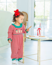 Load image into Gallery viewer, Preorder Jellybean Santa's Sweet Helpers Ruffle Romper (ETA: October)