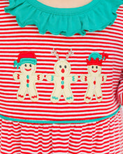 Load image into Gallery viewer, Preorder Jellybean Santa's Sweet Helpers Ruffle Romper (ETA: October)