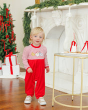 Load image into Gallery viewer, Preorder Jellybean Santa's Treats Romper (ETA: October)