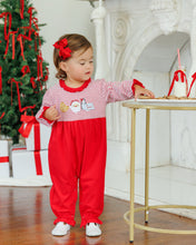 Load image into Gallery viewer, Preorder Jellybean Santa's Treats Ruffle Romper (ETA: October)