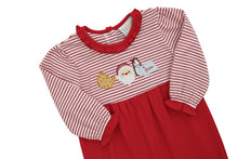 Load image into Gallery viewer, Preorder Jellybean Santa's Treats Ruffle Romper (ETA: October)