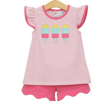 Load image into Gallery viewer, Preorder Jellybean Sunshine Pops Scallop Shorts Set