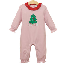 Load image into Gallery viewer, Preorder Jellybean Underneath The Tree Ruffle Romper (ETA: October)