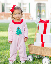 Load image into Gallery viewer, Preorder Jellybean Underneath The Tree Ruffle Romper (ETA: October)
