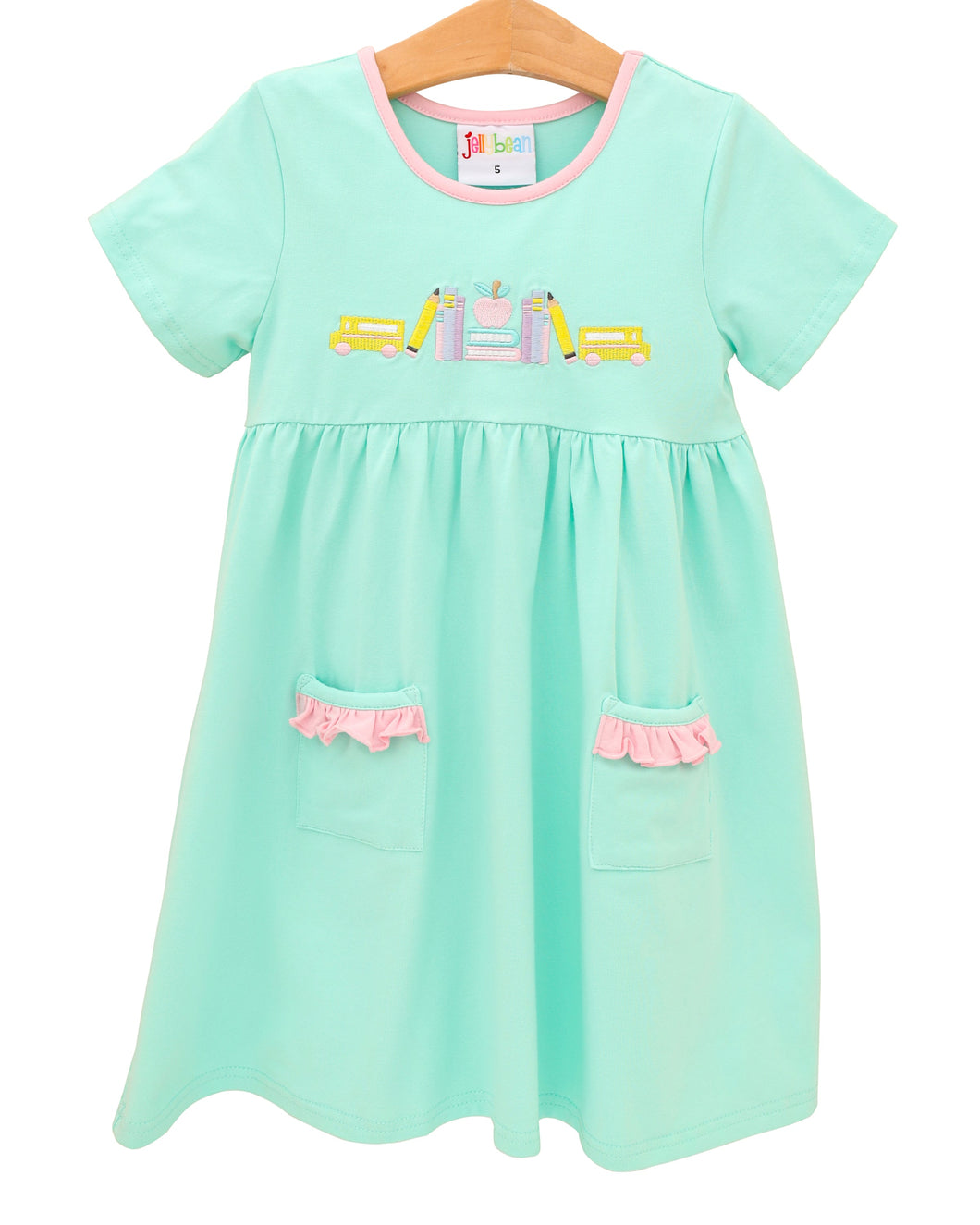 Jellybean Wheels On the Bus Pocket Dress