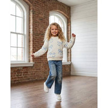 Load image into Gallery viewer, Preorder Blue Bow Sweater