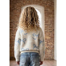 Load image into Gallery viewer, Preorder Blue Bow Sweater