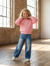 Load image into Gallery viewer, Preorder Molly Pink Cable Knit Bow Sweater
