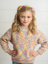 Load image into Gallery viewer, Preorder Rainbow Confetti Textured Crew Neck Sweater