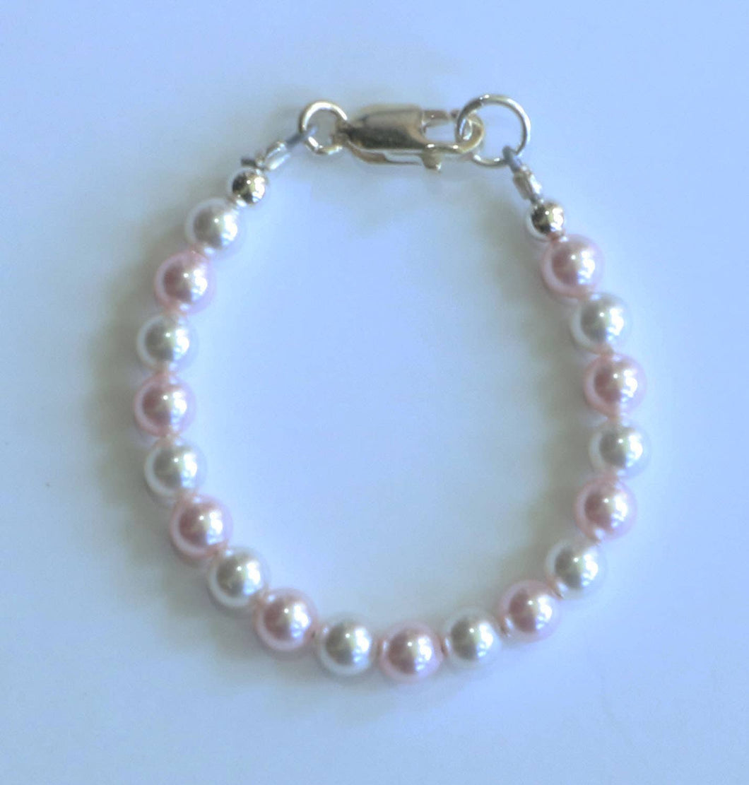 Jewelry - Swarvoski Round Pearl - RP 4mm White & Pink