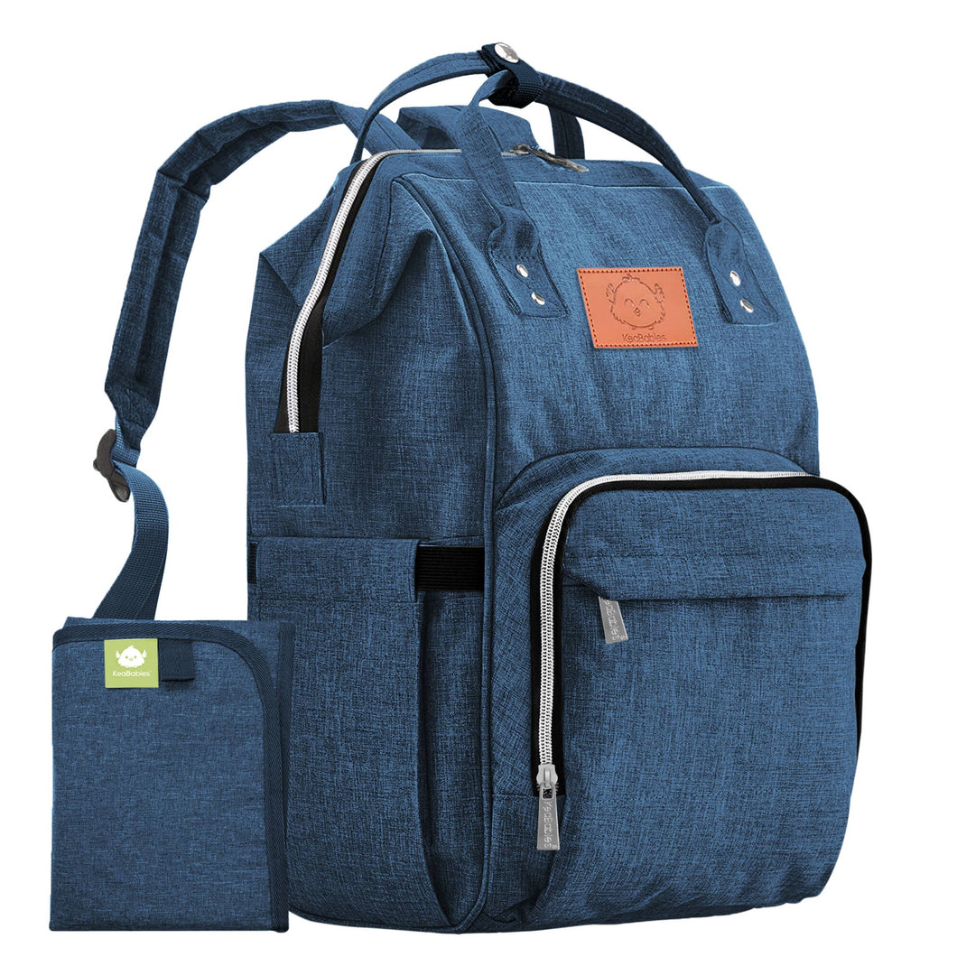 Original Diaper Backpack with Changing Pad (Navy Blue)