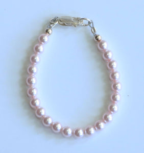 Jewelry - Swarvoski Round Pearl - RP 4mm Pink