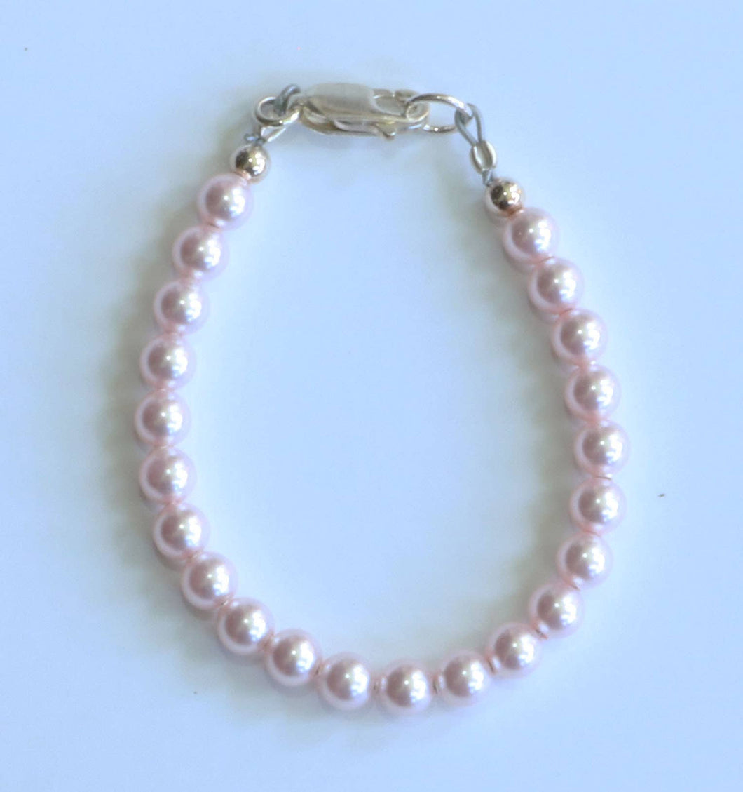 Jewelry - Swarvoski Round Pearl - RP 4mm Pink
