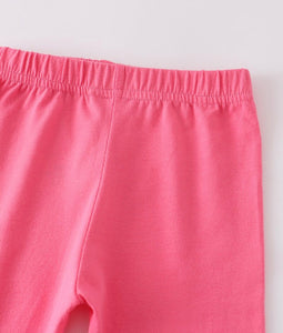 Pink Triple Ruffle Pants
