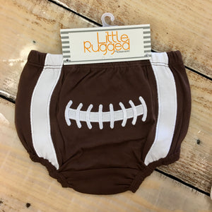 Little Rugged Football Diaper Cover