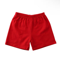 Load image into Gallery viewer, Jellybean Knit Cotton Shorts- Red